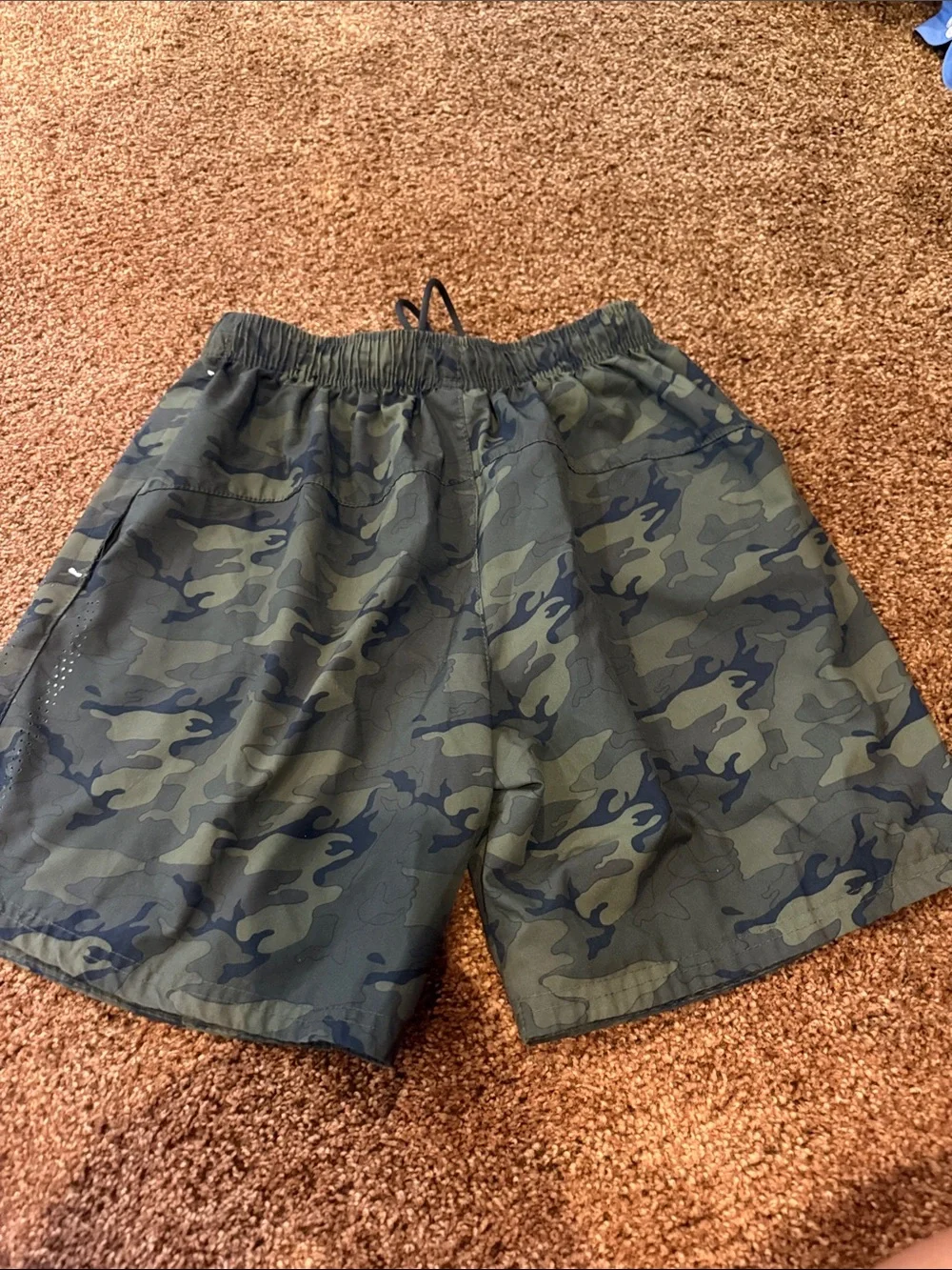 Men's Camo shorts - Olive Green